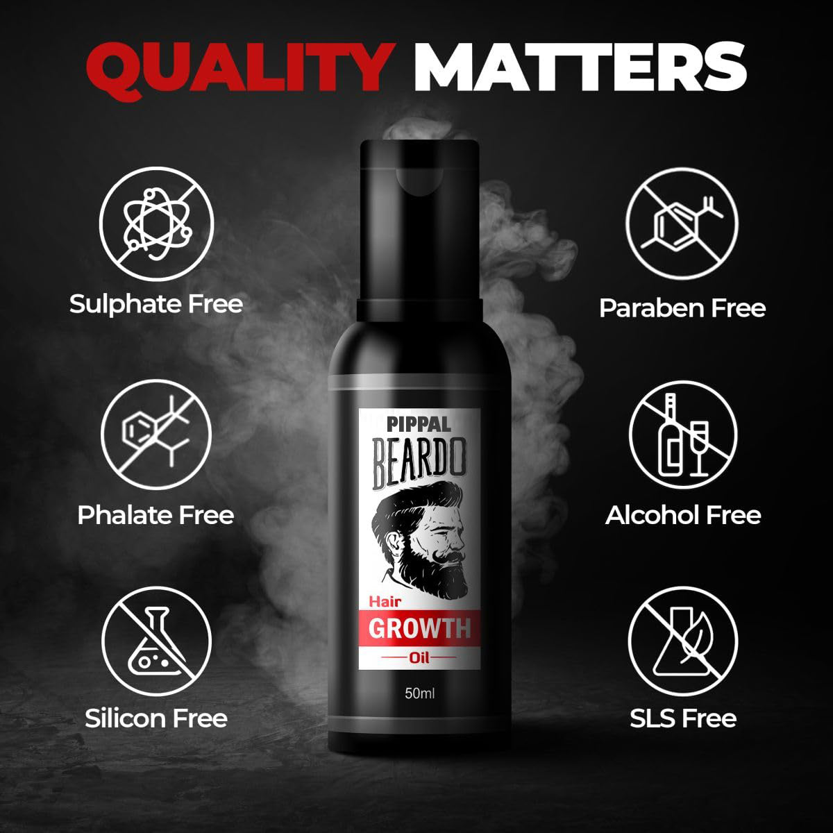 Beard And Hair Growth Oil - (Fast Growth)