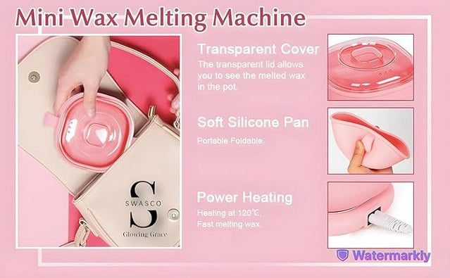 Foldable Wax Heater for Women & Men